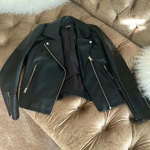 Topshop Leather Jacket..looks new!!only worn a few times
